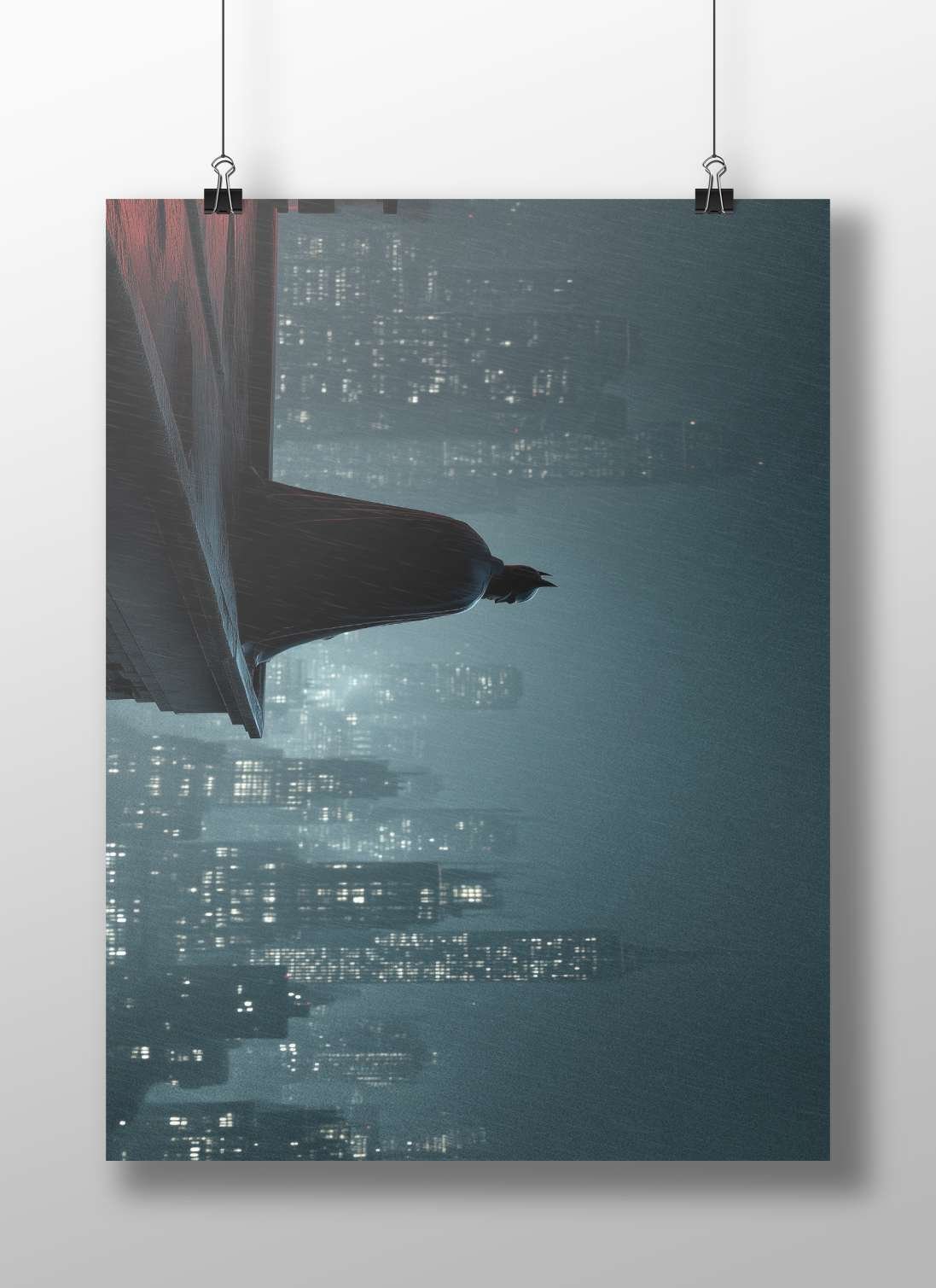 Batman (DC Comics) Main Subject: Batman (DC Comics) Matte BoizzBoard rigid print — Superhero wall art India | PosterBoizz