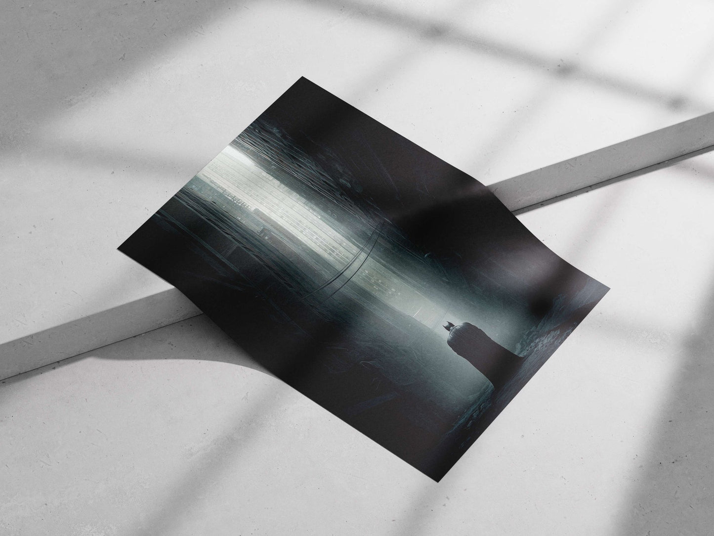 Batman (DC Comics franchise) Main Subject: Batman (DC Comics franchise) Matte poster print — Superhero wall art India |