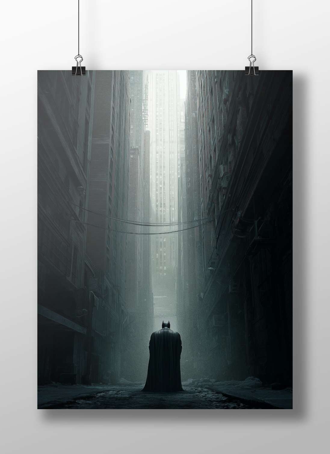 Batman (DC Comics franchise) Main Subject: Batman (DC Comics franchise) Matte BoizzBoard rigid print — Superhero wall art