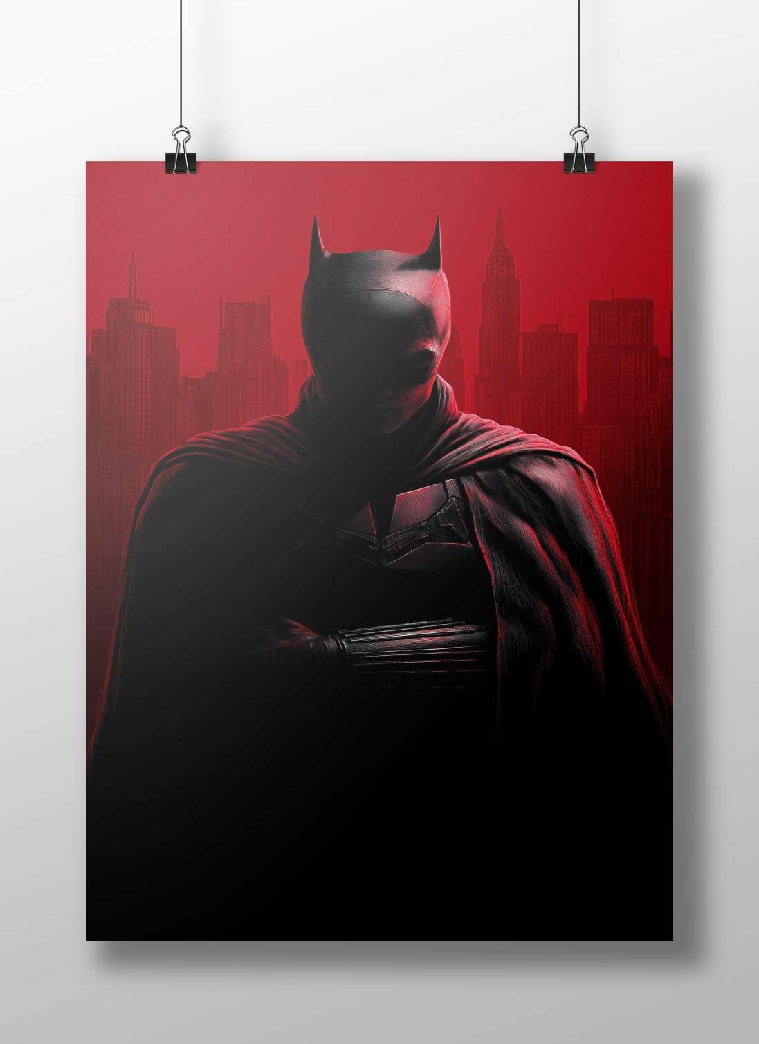 Batman (DC Comics) Main Subject: Batman (DC Comics) Matte BoizzBoard rigid print — Superhero wall art India | PosterBoizz