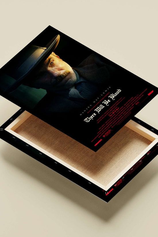 There Will Be Blood (film) starring Daniel Day-Lewis Ethan Cross - Solitude Noir Poster