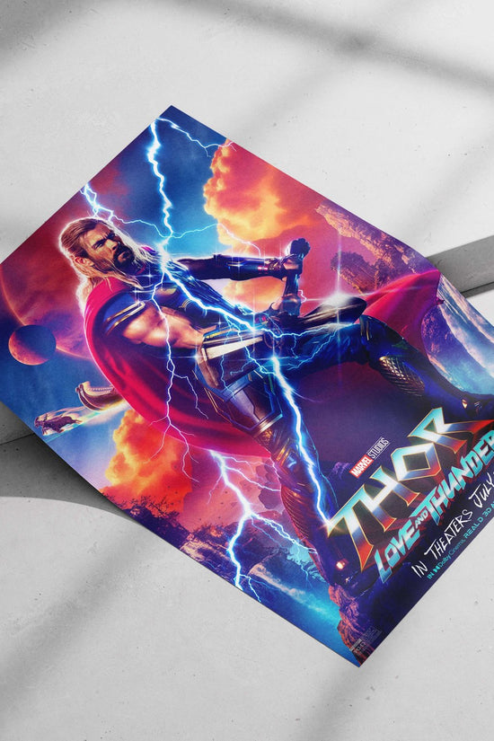 Thor from Marvel's *Thor: Love and Thunder* Thor - Mythic Thunder Poster
