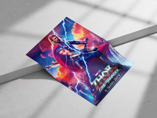 Thor from Marvel's *Thor: Love and Thunder* Thor - Mythic Thunder Poster