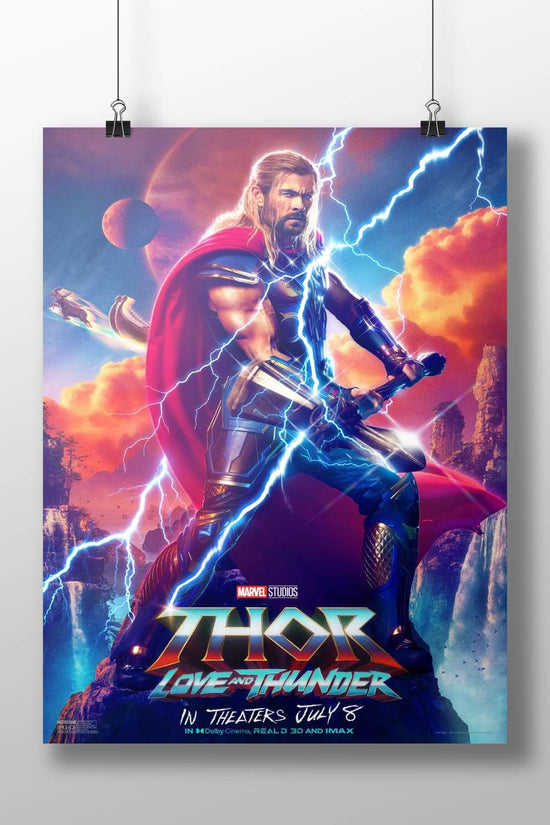 Thor from Marvel's *Thor: Love and Thunder* Thor - Mythic Thunder Poster