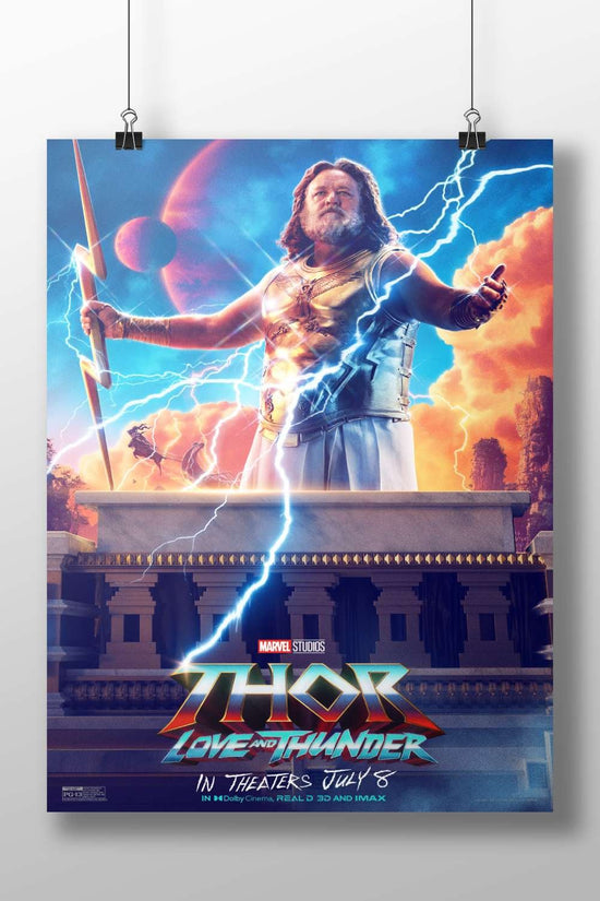 Thor from Marvel Studios' "Thor: Love and Thunder" Thor Ragnarok - Asgardian Hero Poster