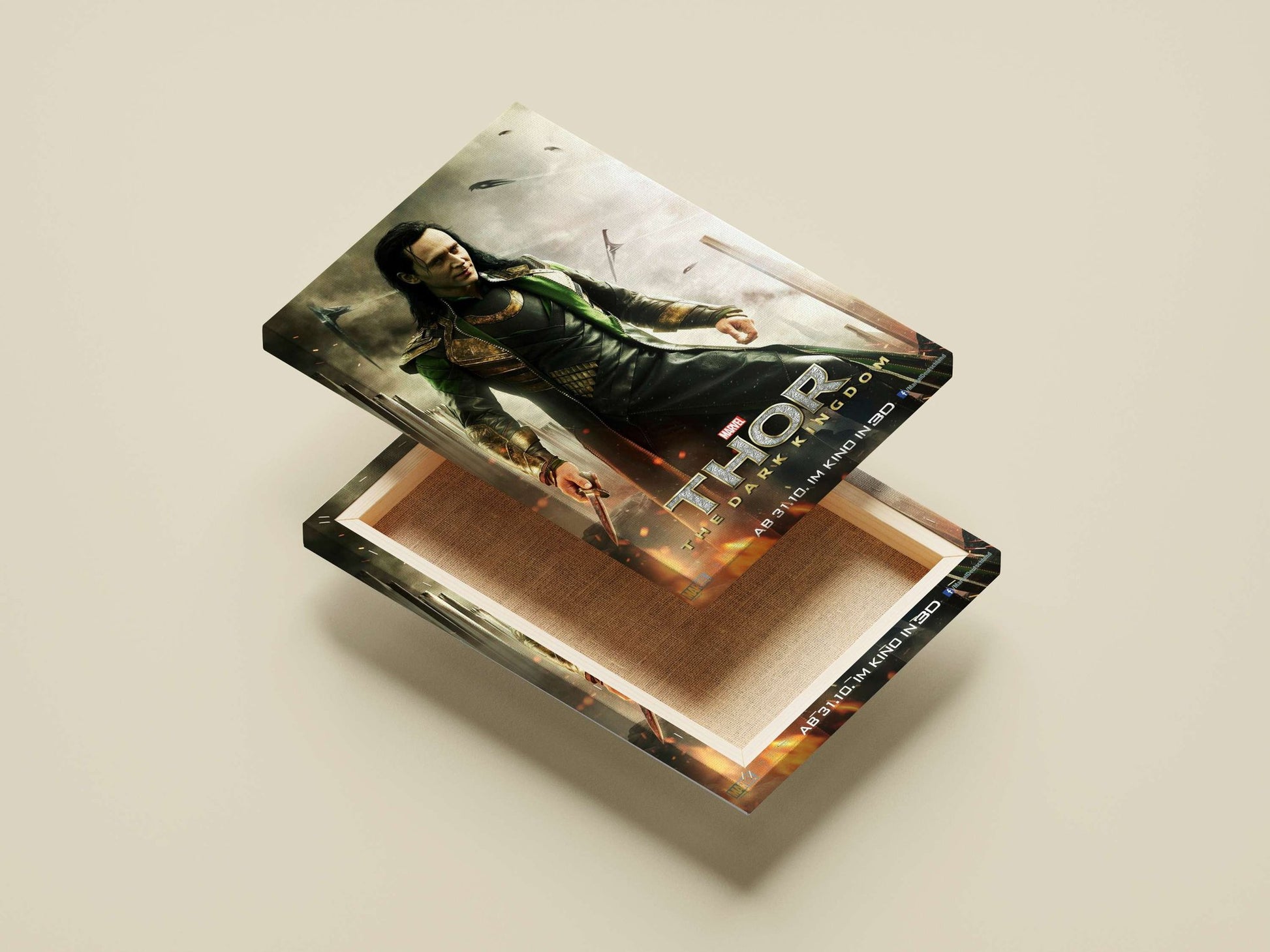 Loki Laufeyson (the character from Marvel's Thor: The Dark World film, identifiable via "THOR THE