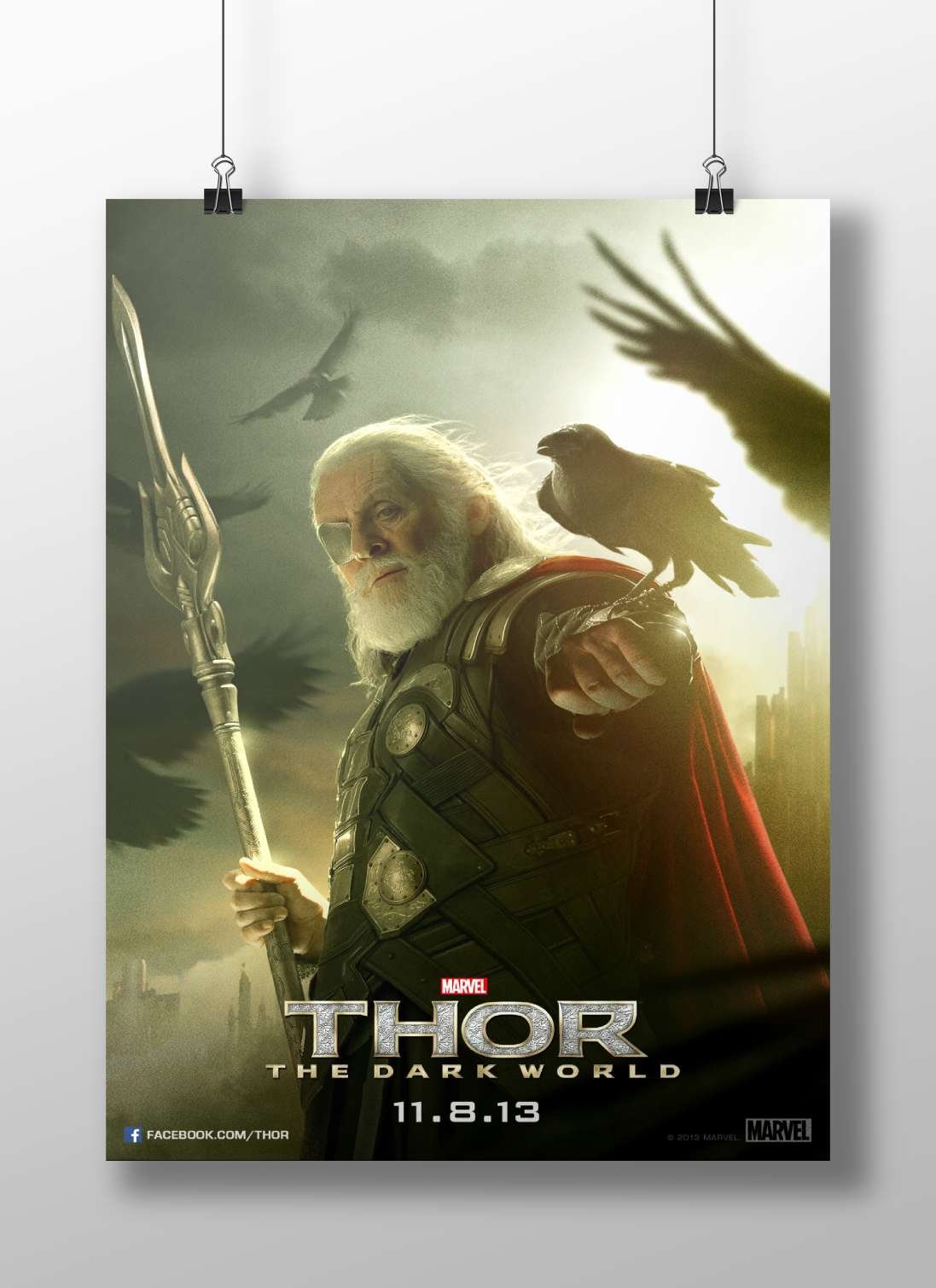 Thor (the God of Thunder) from Marvel's "Thor: The Dark World" franchise. Thor - Odin'S