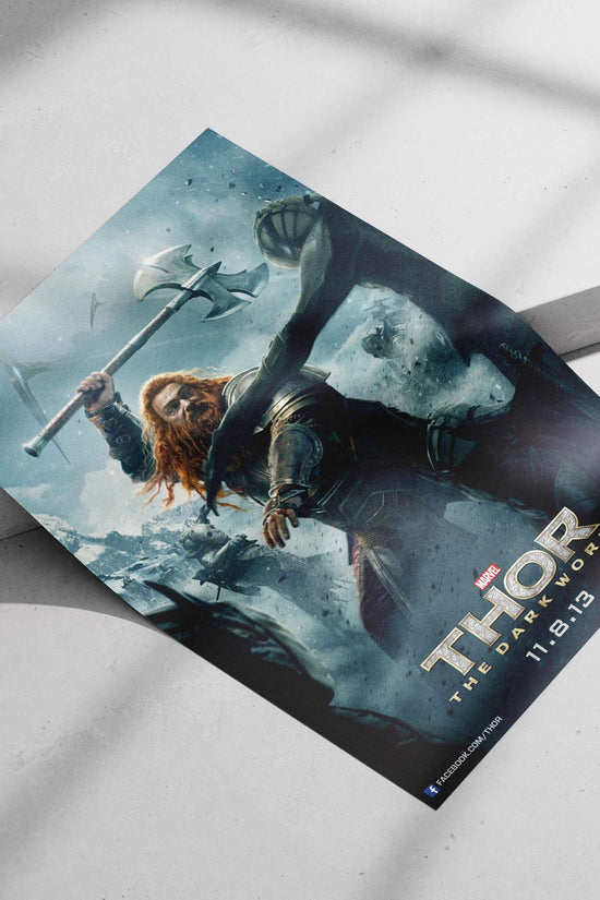 Thor from Marvel's *Thor: The Dark World* (2013 film) Thor - The Dark World Poster