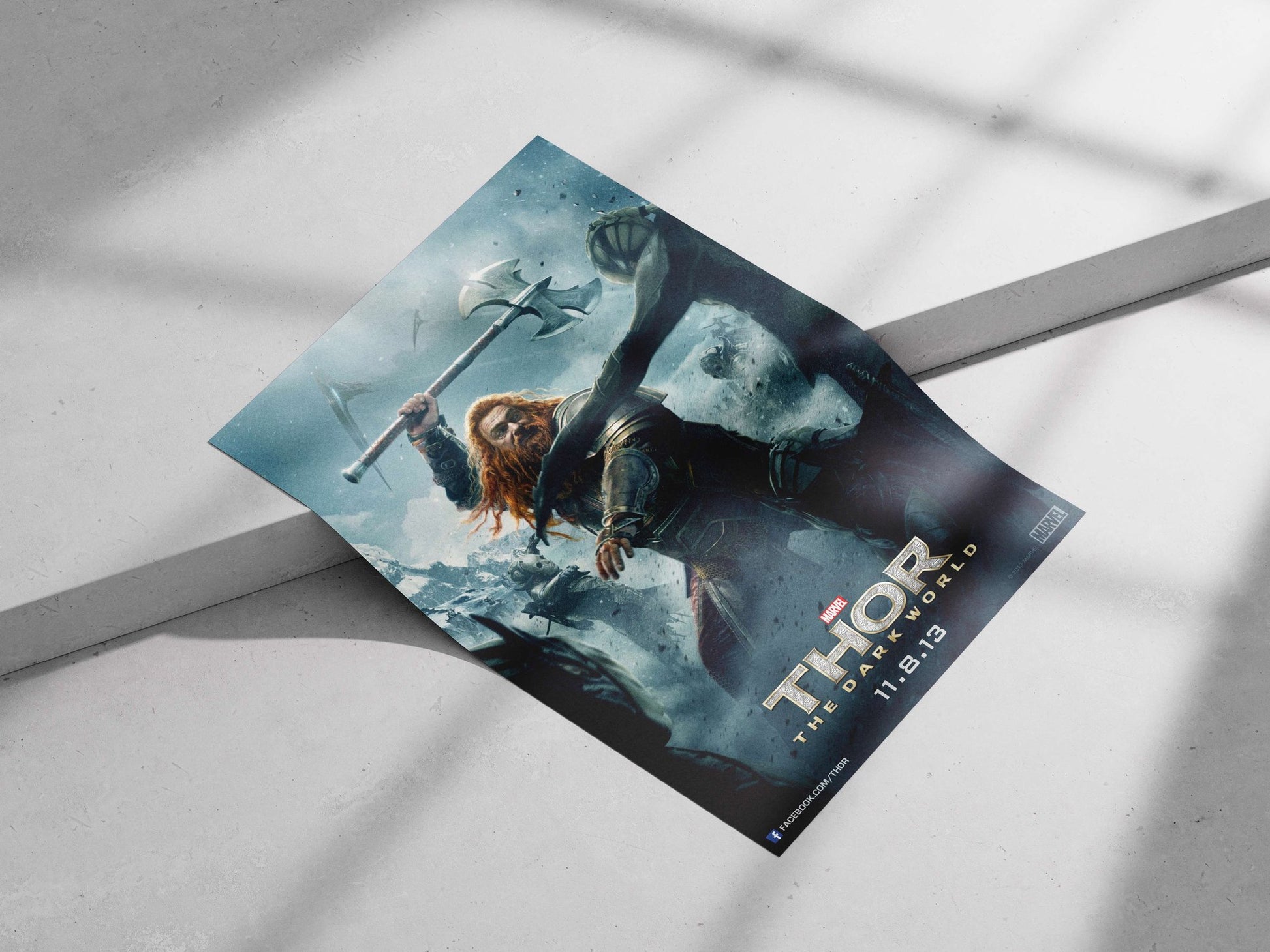 Thor from Marvel's *Thor: The Dark World* (2013 film) Thor - The Dark World Poster