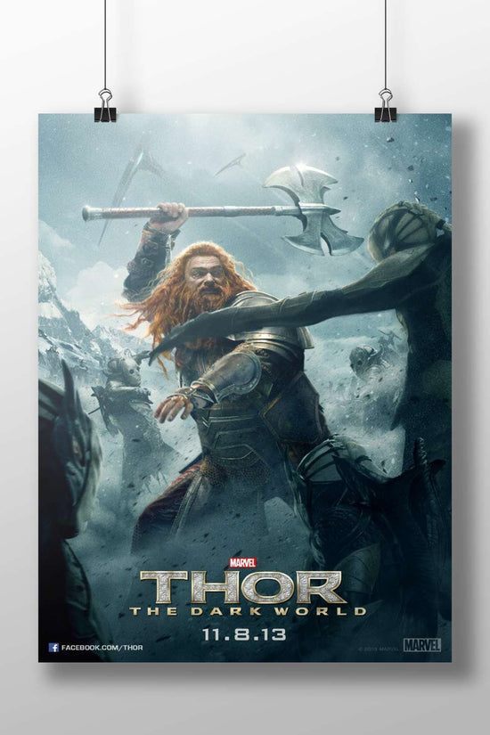 Thor from Marvel's *Thor: The Dark World* (2013 film) Thor - The Dark World Poster
