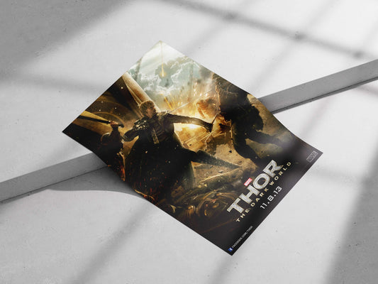 Thor (the Norse deity) from Marvel's Thor franchise, specifically the movie "Thor: The Dark World"
