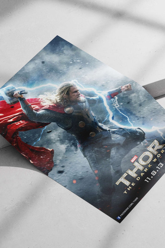 Thor (Marvel character from "Thor: The Dark World") Thor - God Of Thunder Poster