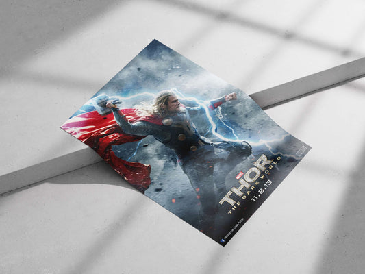 Thor (Marvel character from "Thor: The Dark World") Thor - God Of Thunder Poster