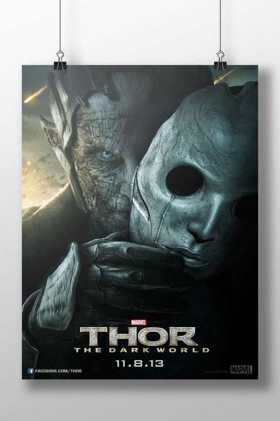 Thor (Norse deity) from Marvel's "Thor: The Dark World" (confirmed by OCR text "FACEBOOK.COM/THOR" and