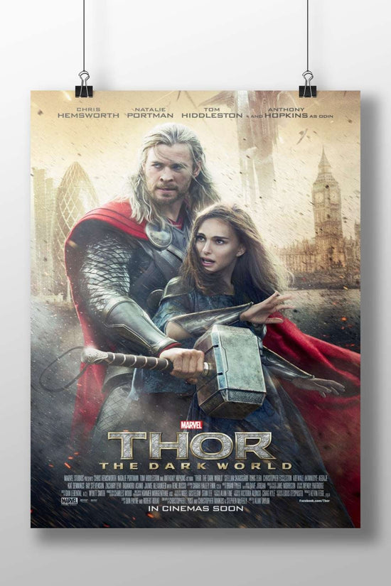 Thor (deity) from Marvel Cinematic Universe's *Thor: The Dark World* movie, featuring Chris Hemsworth, Natalie