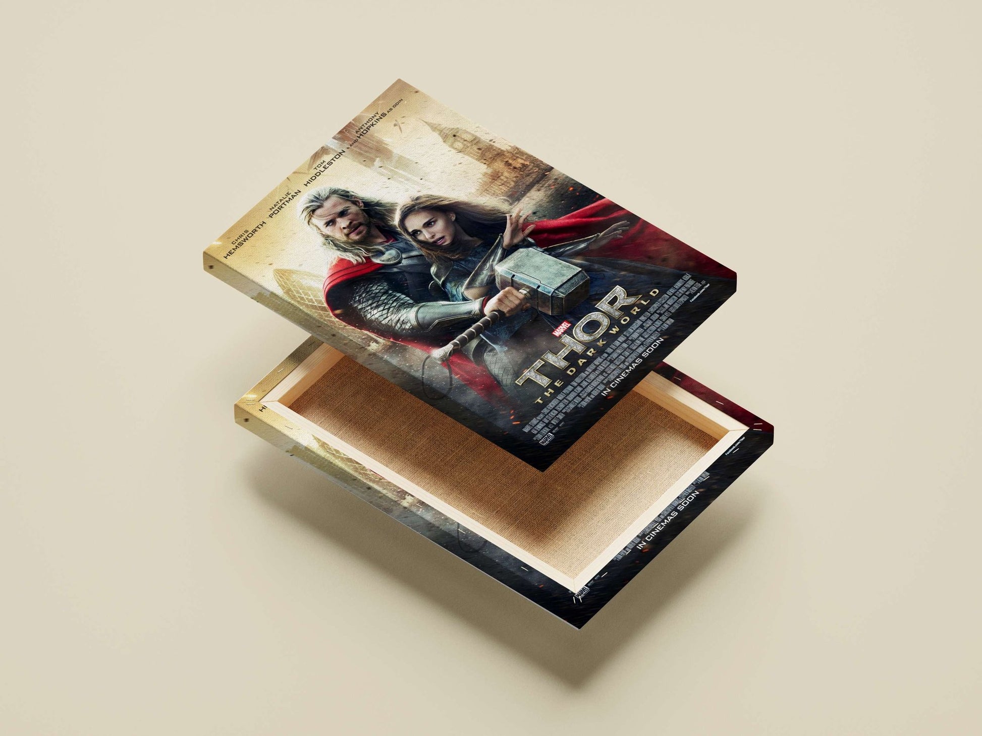 Thor (deity) from Marvel Cinematic Universe's *Thor: The Dark World* movie, featuring Chris Hemsworth, Natalie