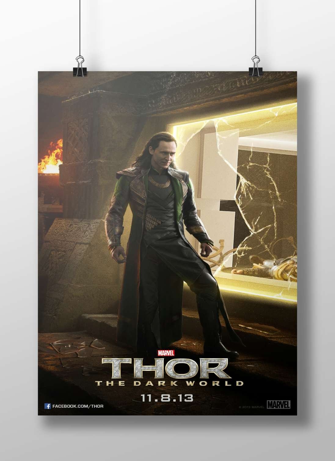 Loki from Marvel's "Thor: The Dark World" Loki - Malevolent Chosen Poster