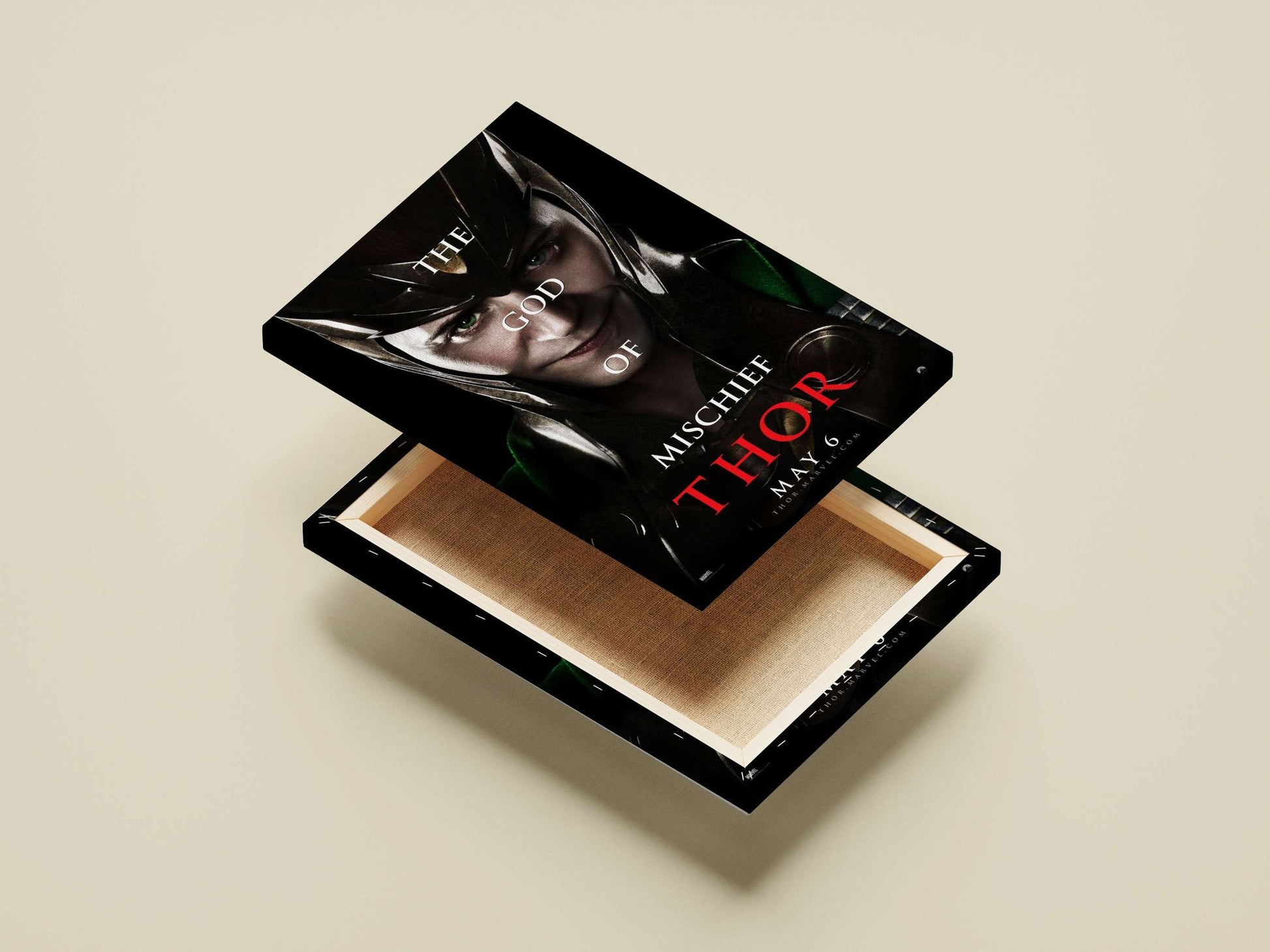 Loki, the God of Mischief from Marvel's Thor franchise Loki - Trickster Noir Poster