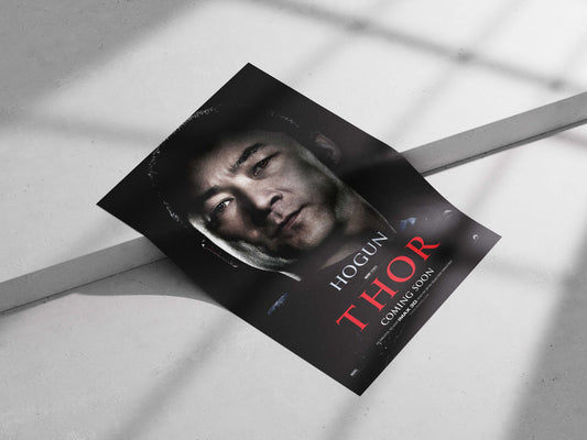 Hogun, a character from the Marvel Cinematic Universe's *Thor* franchise Hogun - Norse Warrior Poster