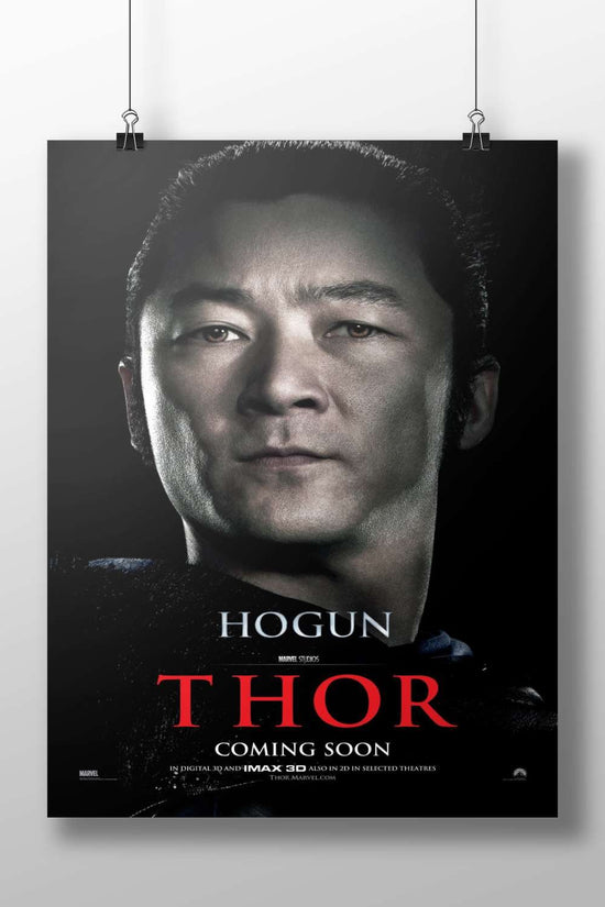 Hogun, a character from the Marvel Cinematic Universe's *Thor* franchise Hogun - Norse Warrior Poster