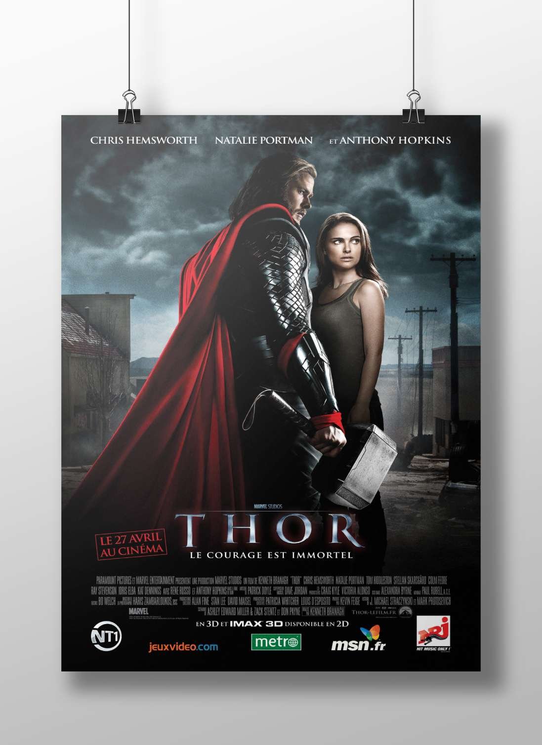 Thor (the Marvel Studios character portrayed by Chris Hemsworth) Thor - God Of Thunder Poster