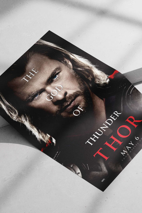 Thor (the Norse deity character from Marvel's Thor franchise) Thor - Norse Myth Hero Poster