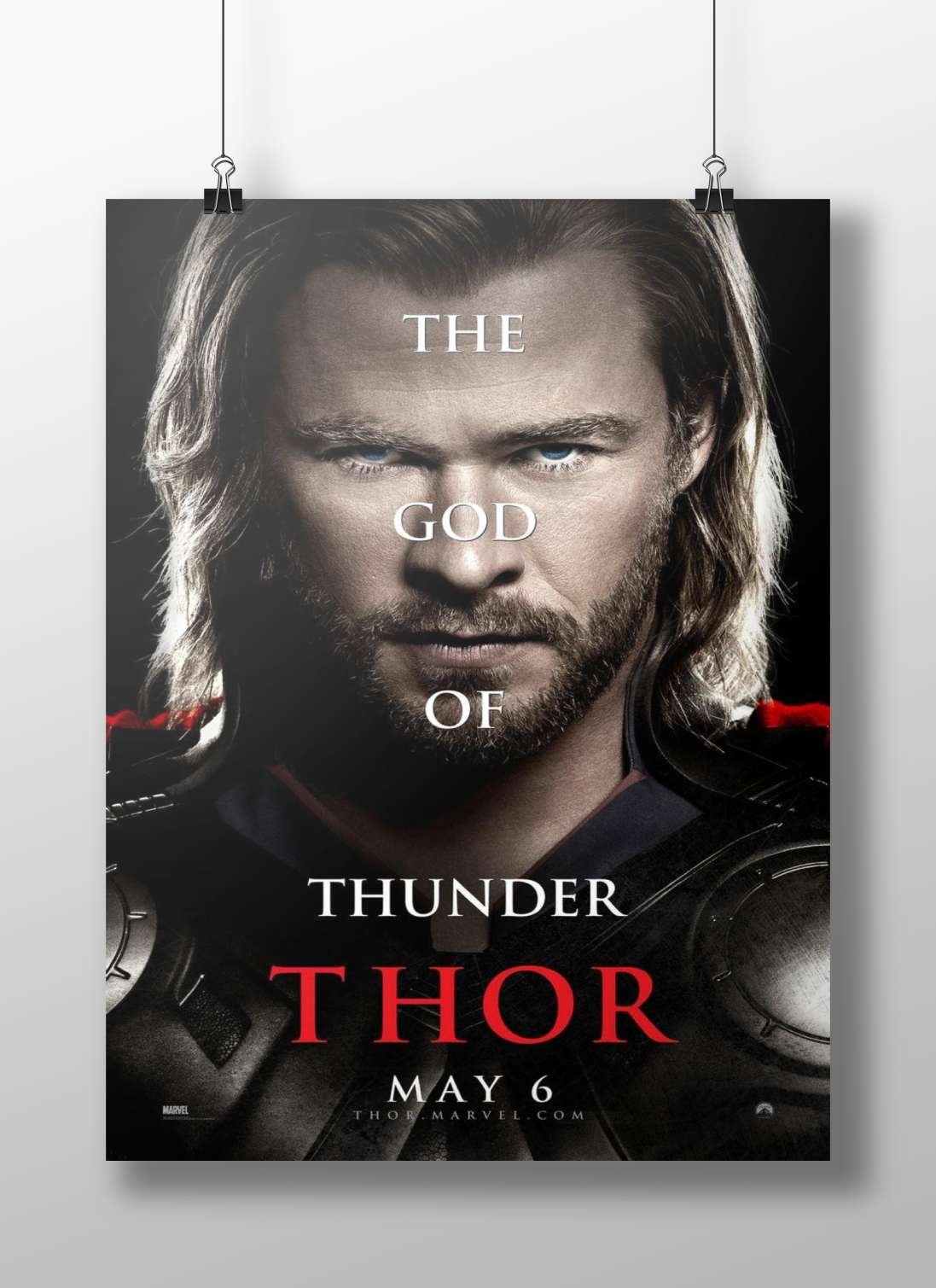 Thor (the Norse deity character from Marvel's Thor franchise) Thor - Norse Myth Hero Poster