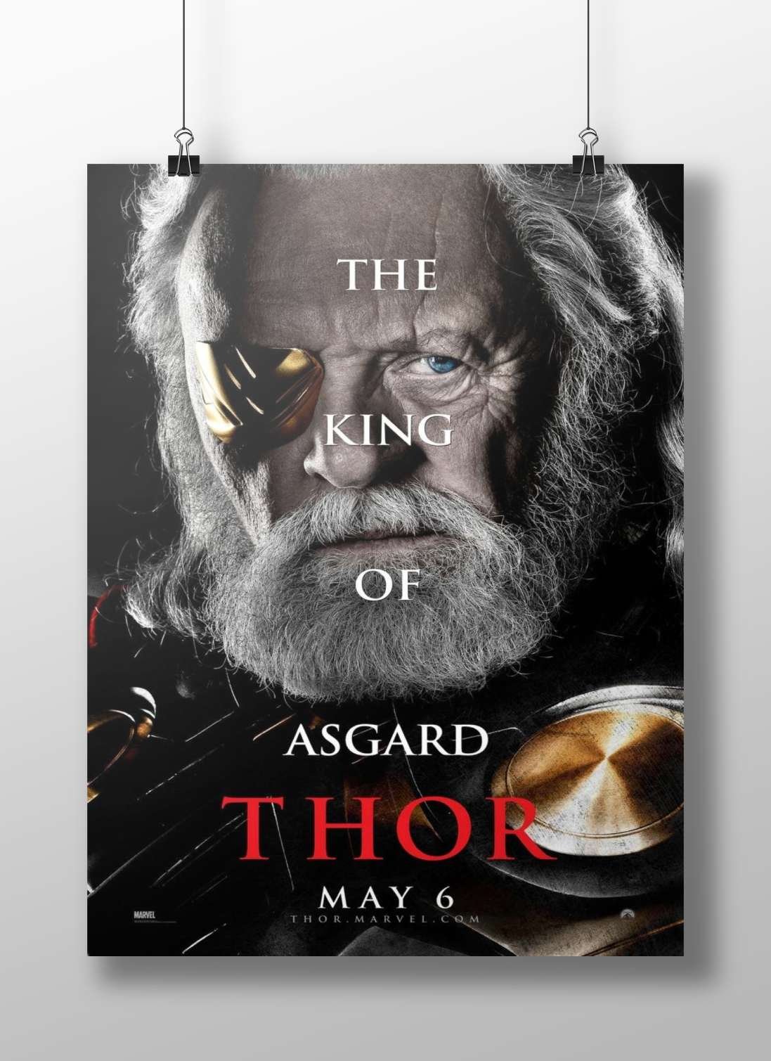 Thor (the deity/character from Marvel's Thor franchise, confirmed by "THOR.MARVEL" text) Thor - God Of