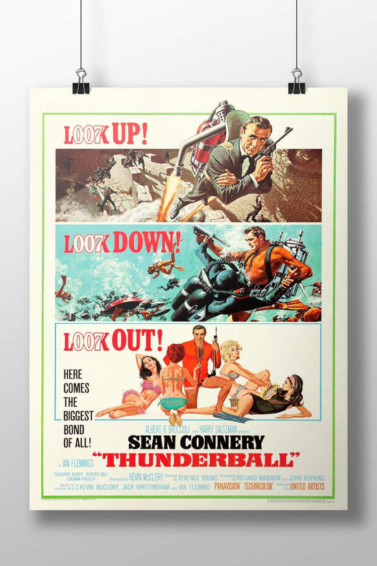 The film "Thunderball" from the James Bond franchise starring Sean Connery. Thunderball - Secret Agent