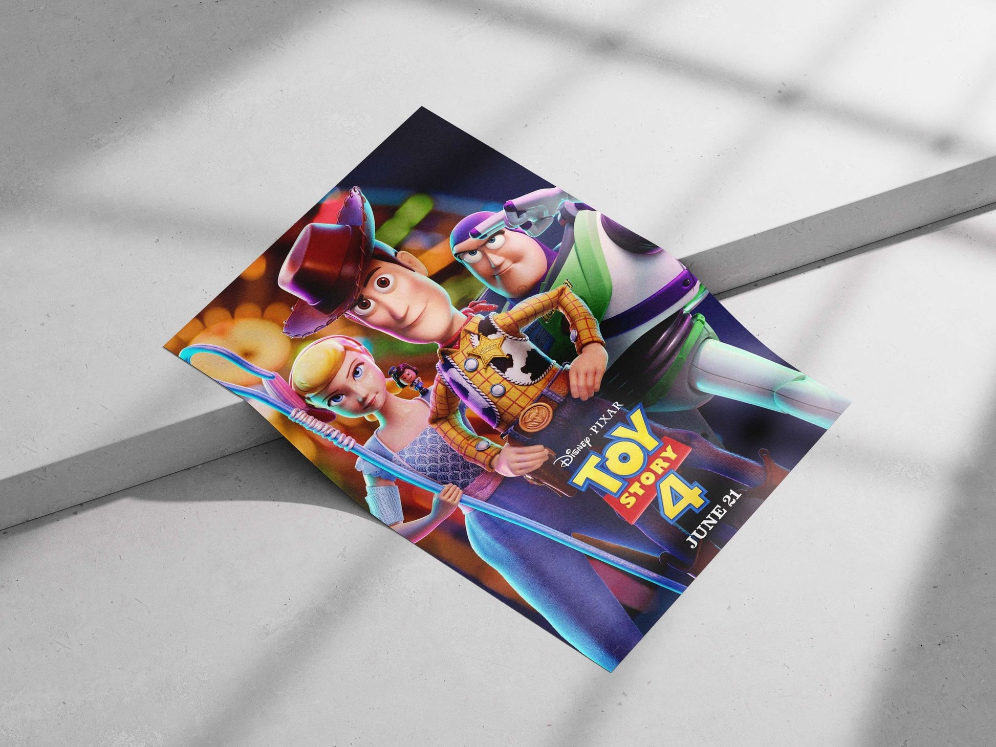 Woody, Buzz Lightyear, and Bo Peep from Disney•Pixar's "Toy Story 4" Woody, Buzz & Bo