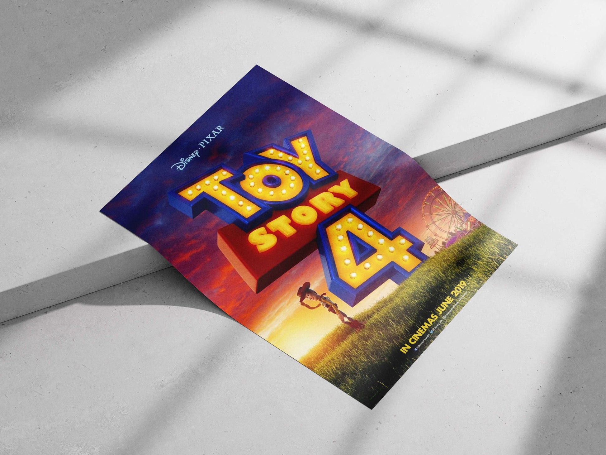 Toy Story 4 (franchise: Toy Story, confirmed via Disney·Pixar as per Tesseract OCR typo). Woody