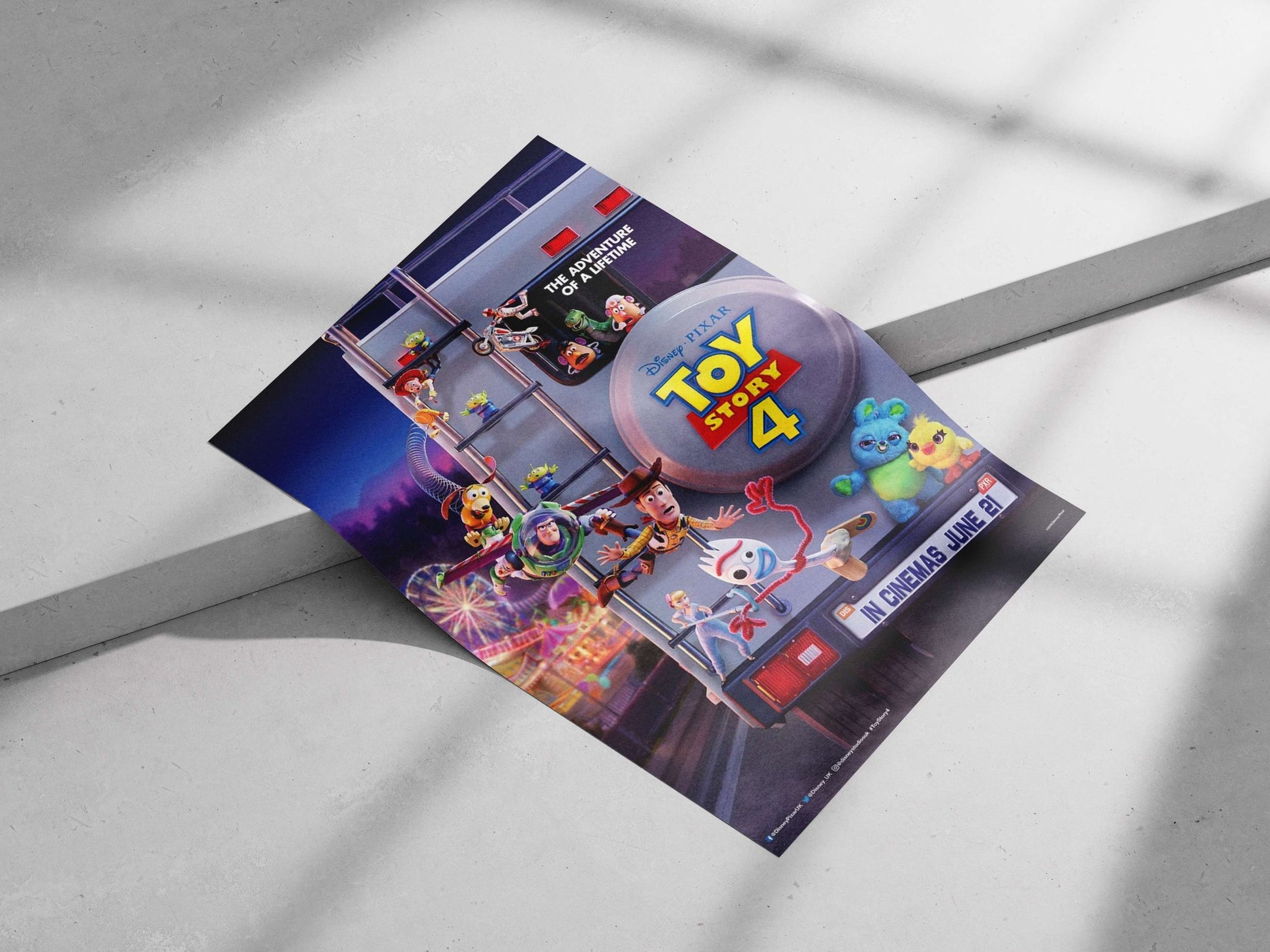 Disney Pixar's Toy Story 4 (franchise) Woody & Buzz - Toy Story 4 Poster