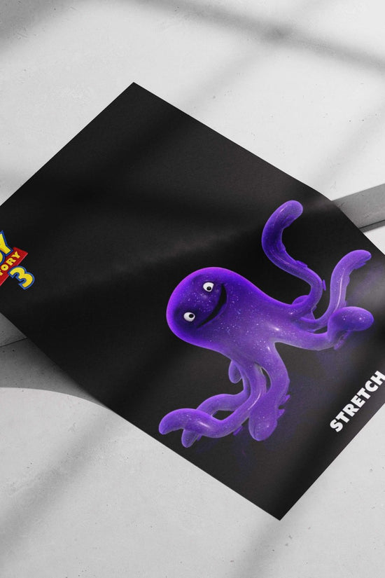 Stretch, a character from Disney Pixar's Toy Story 3. Woody'S Sidekick - Stretch Poster