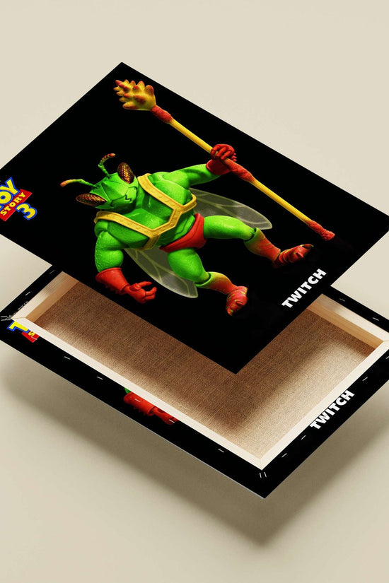 Twitch, a character from Disney Pixar's Toy Story 3 Woody'S Lost Friend - Twitch Poster
