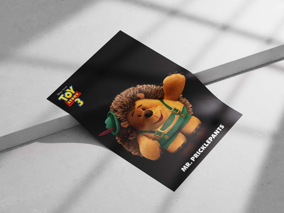 Mr. Pricklepants from Toy Story 3. Woody & Mr. Pricklepants Friendship Poster