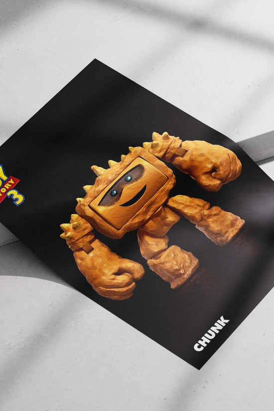 Chunk, a character from Disney Pixar's Toy Story 3 Woody And Chunk - Childhood Memories