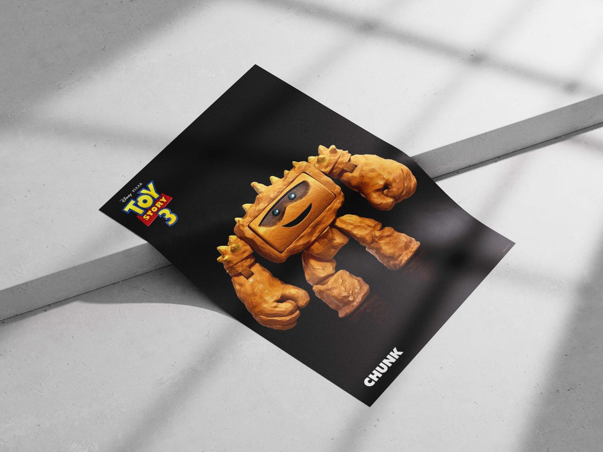 Chunk, a character from Disney Pixar's Toy Story 3 Woody And Chunk - Childhood Memories