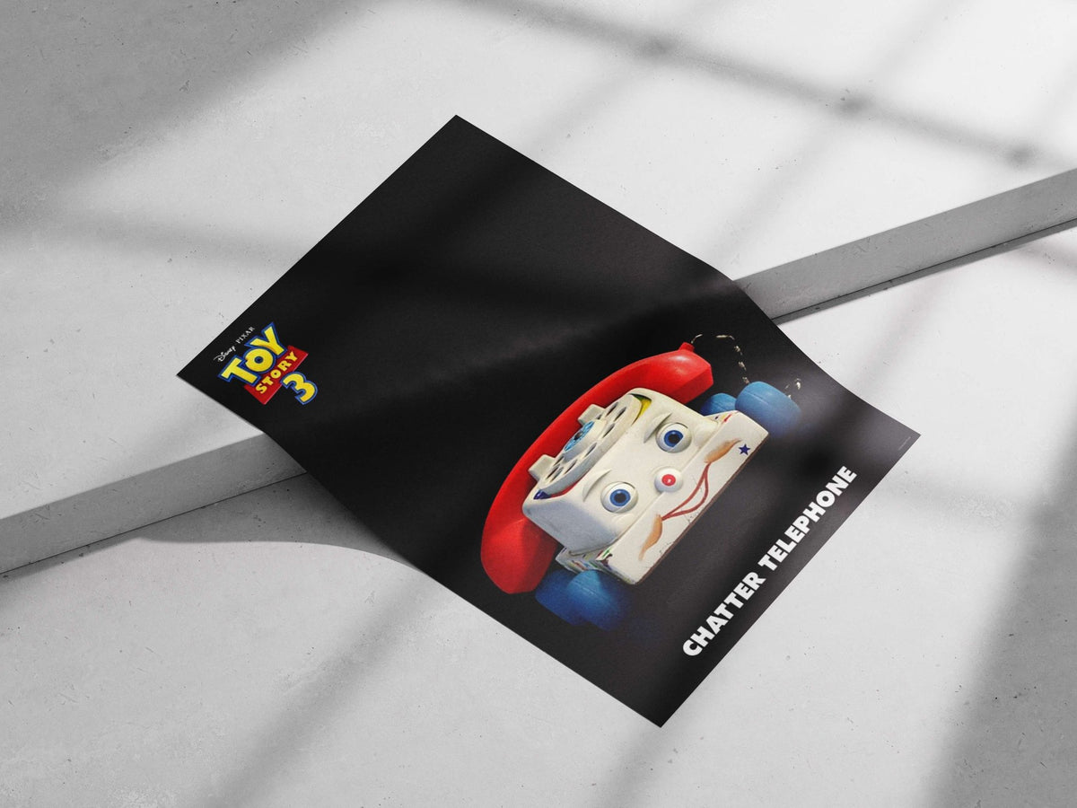 Chatter Telephone from Toy Story 3 Woody And Friends - Classic Toy Story Poster