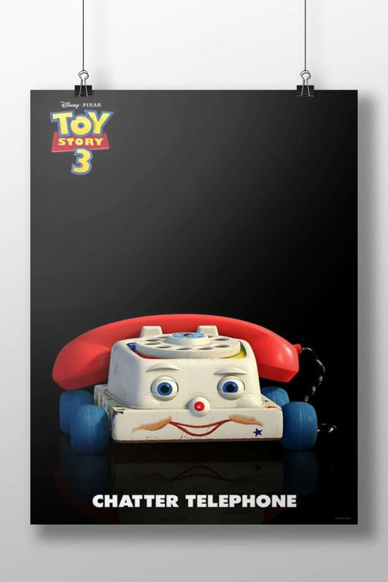 Chatter Telephone from Toy Story 3 Woody And Friends - Classic Toy Story Poster