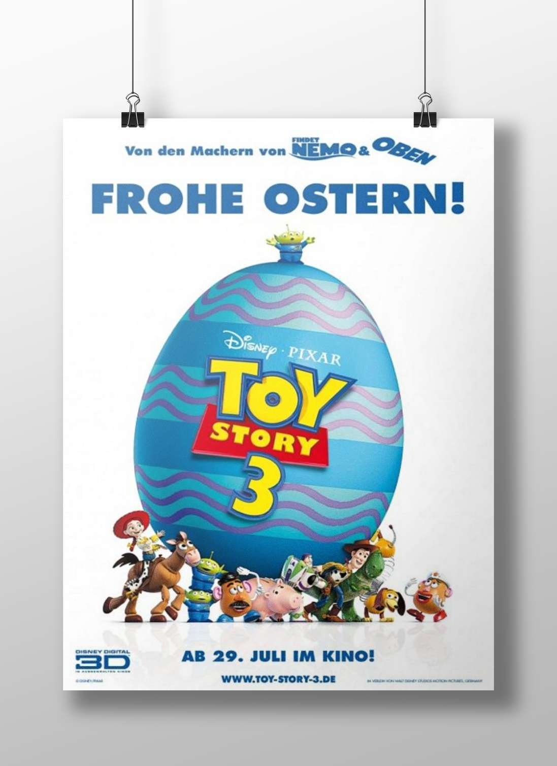 Toy Story 3 Woody & Buzz - Childhood Memories Poster