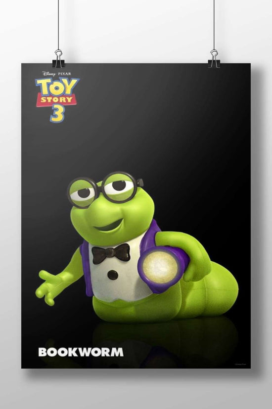 Bookworm (Toy Story 3, Disney-Pixar franchise) Woody The Bookworm Poster