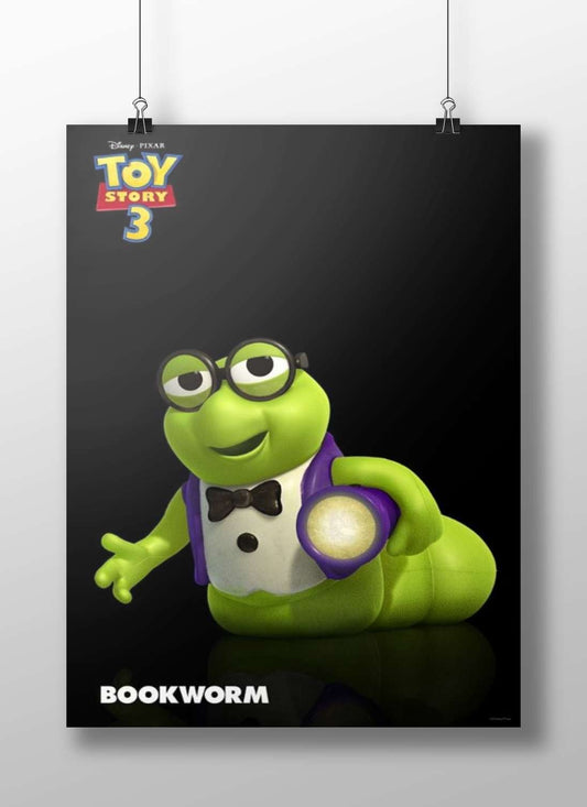Bookworm (Toy Story 3, Disney-Pixar franchise) Woody The Bookworm Poster