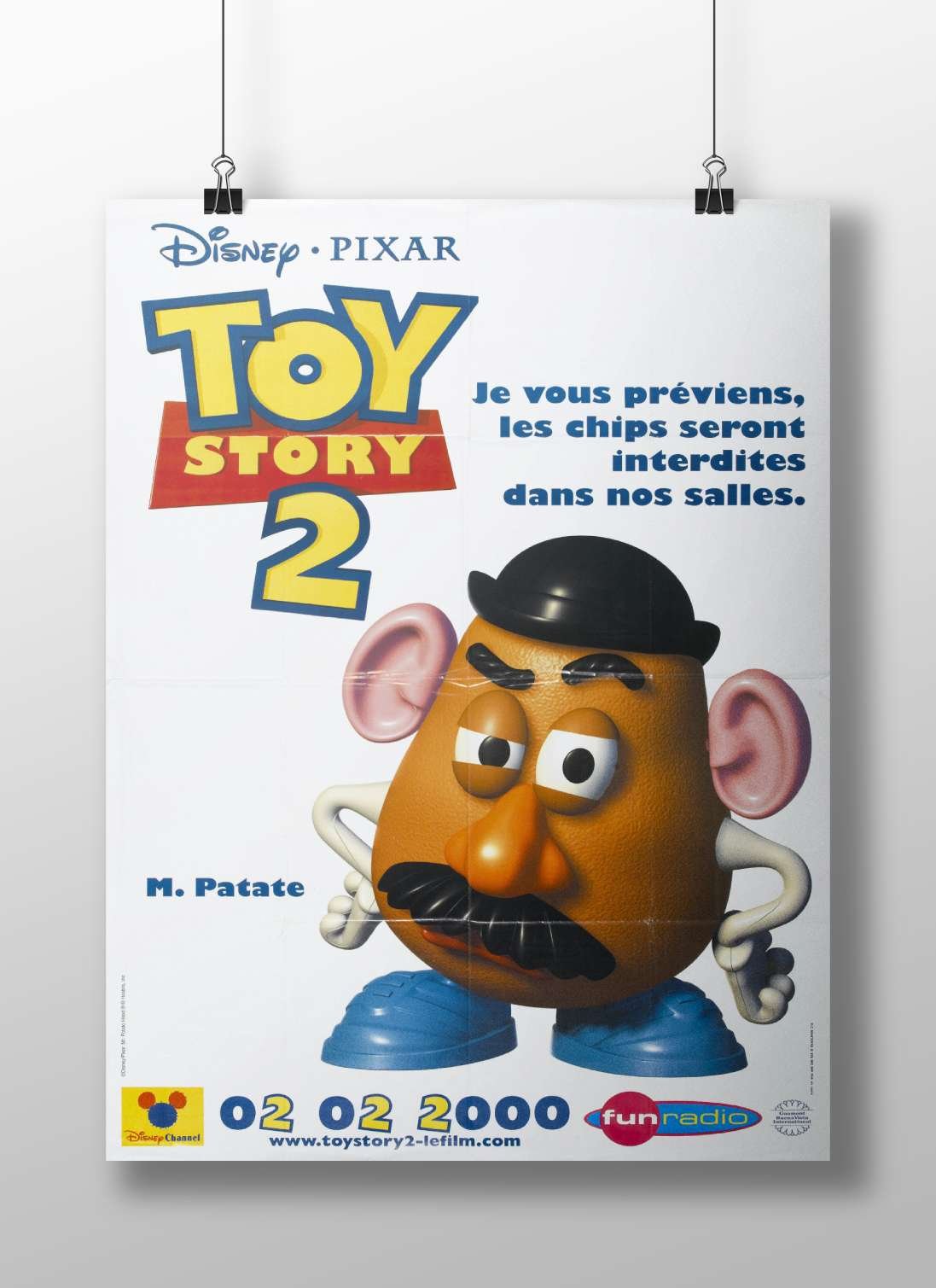 Mr. Potato Head (M. Patate) from the Toy Story 2 franchise. Woody & Friends -