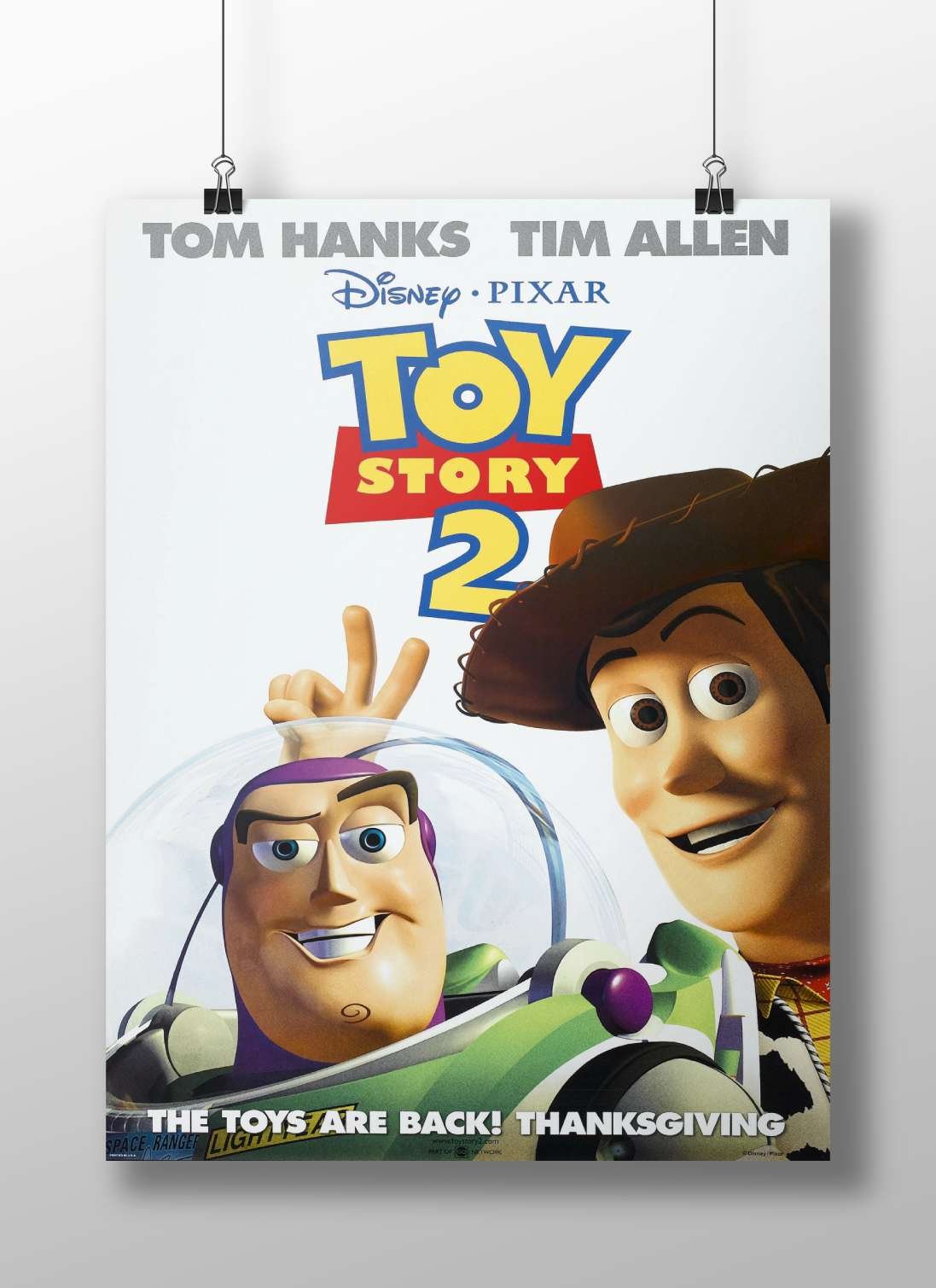 The Toy Story 2 animated film by Disney·Pixar, confirmed by OCR evidence of "Disney·PIXAR" and