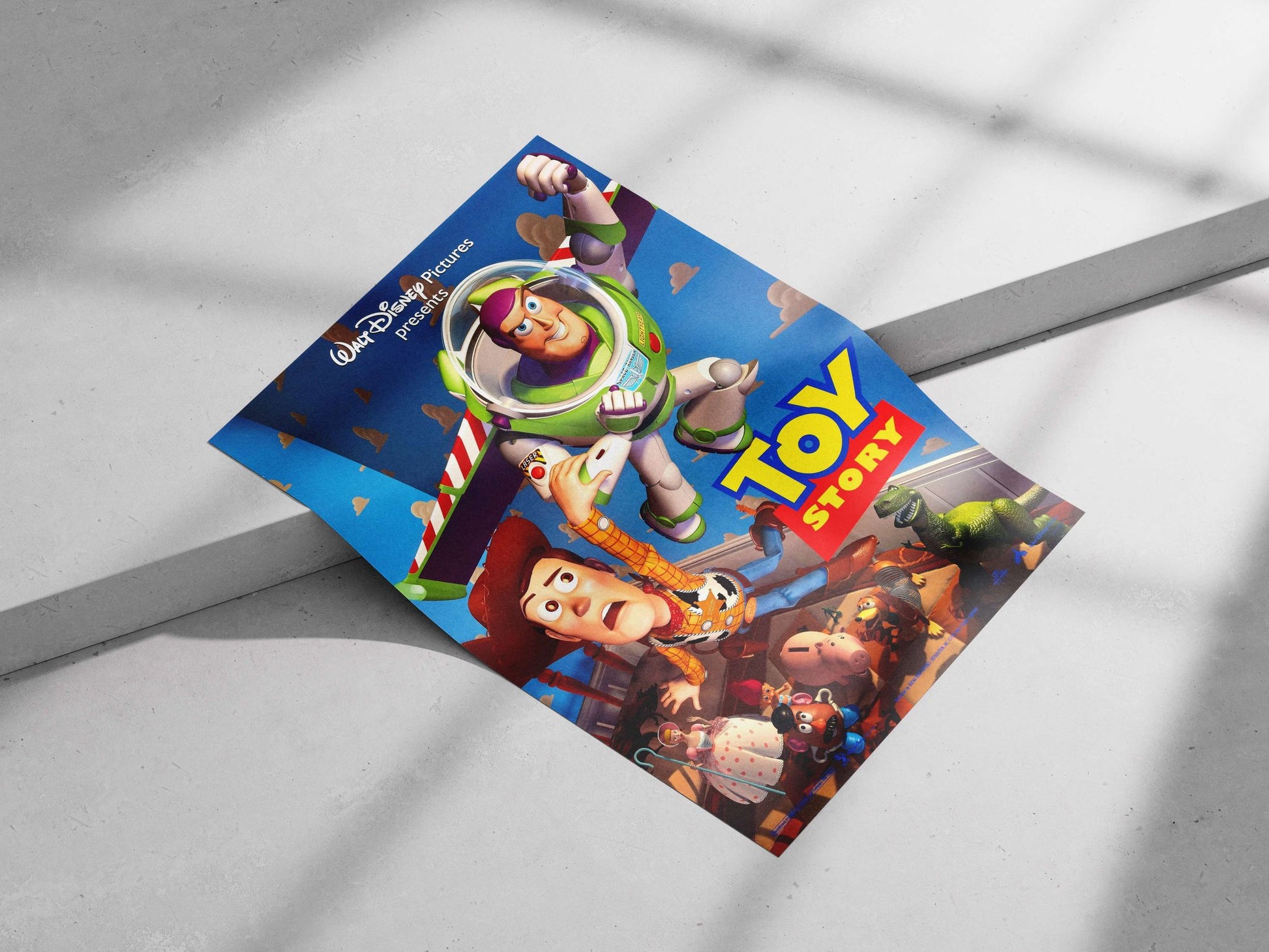 Toy Story (franchise from Walt Disney Pictures, confirmed by OCR text "Pictures" in "Walt Disney