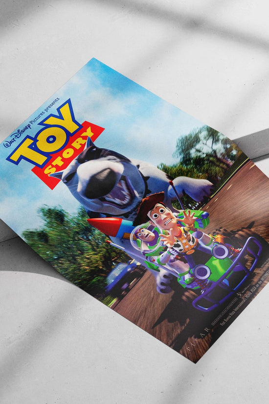 Woody and Buzz Lightyear from the Toy Story franchise (Walt Disney/Pixar's movie). Woody & Buzz