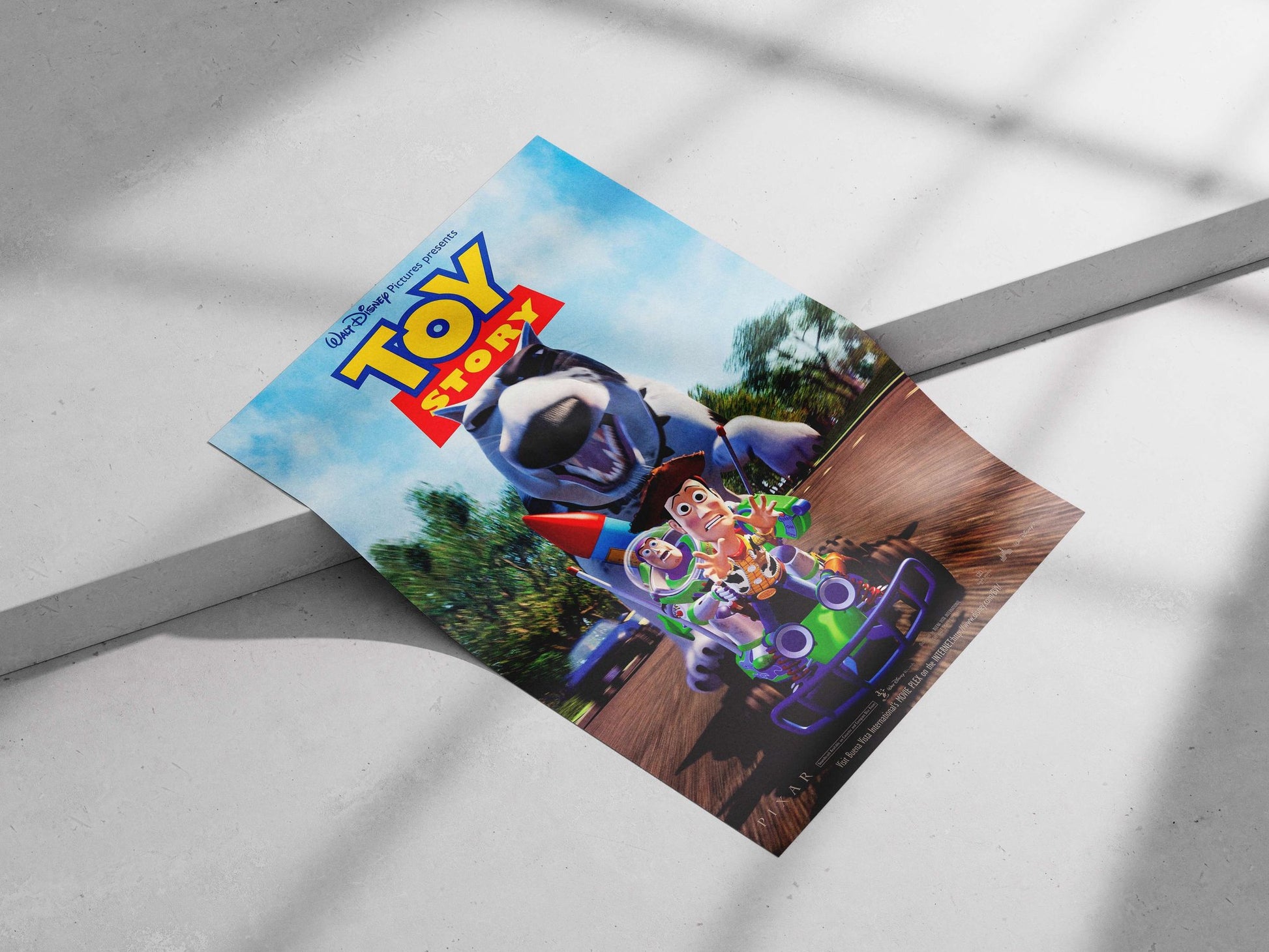 Woody and Buzz Lightyear from the Toy Story franchise (Walt Disney/Pixar's movie). Woody & Buzz