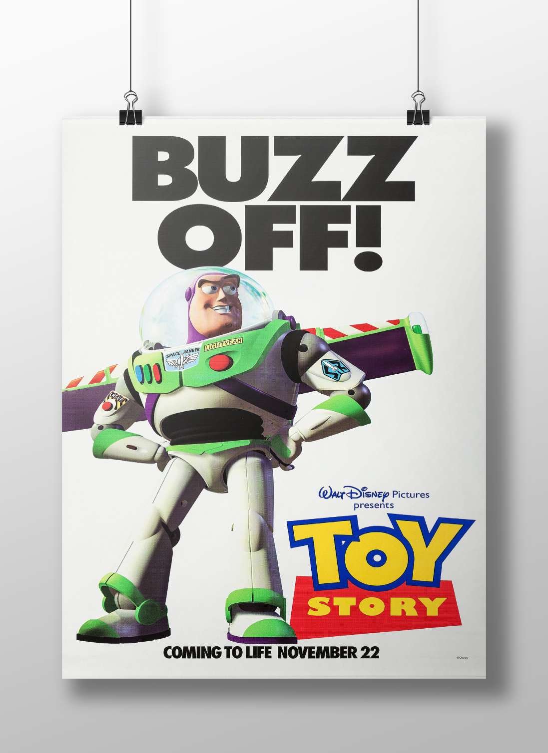Buzz Lightyear from Toy Story (Walt Disney Pictures franchise) Buzz Lightyear - Space Command Poster