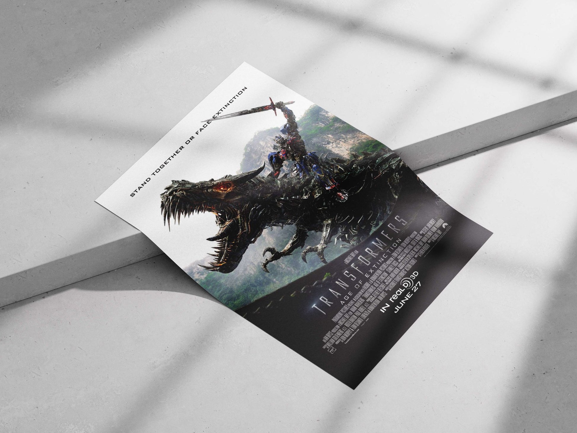 Optimus Prime from Transformers: Age of Extinction Optimus Prime - Transformers Legend Poster