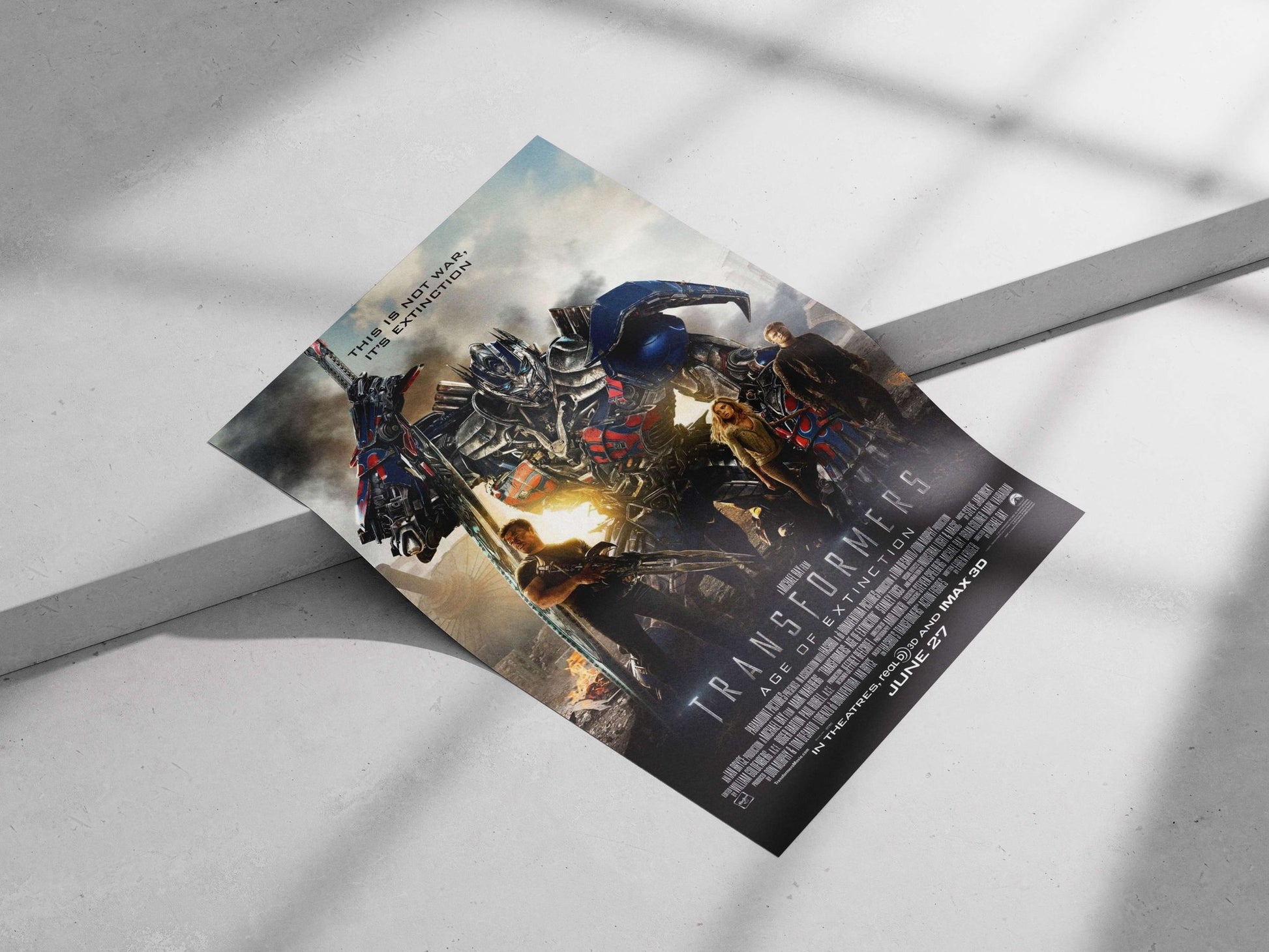 Transformers (franchise) Optimus Prime - Defend The Line Poster